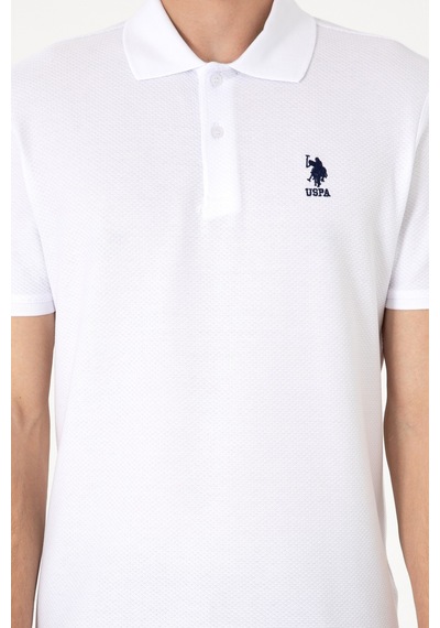 U.s. Polo Assn. Erkek Polo T-shirt 2106339 Beyaz