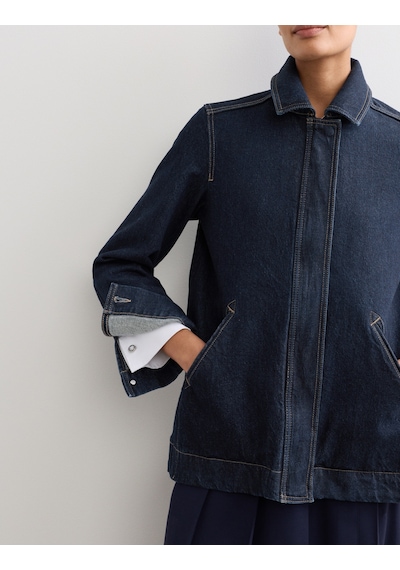 Marks & Spencer Denim Trucker Ceket Lacivert