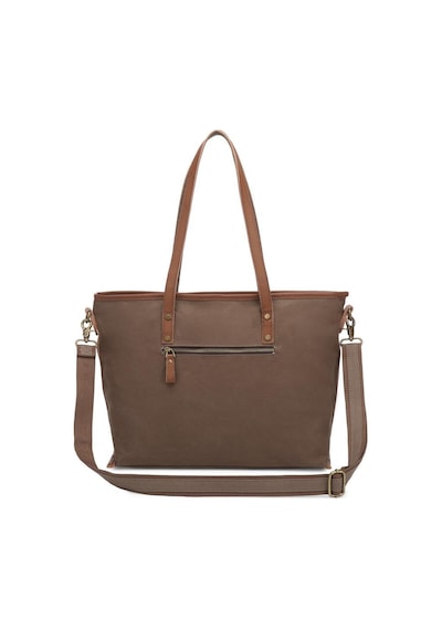 Kanvas Kumaş Kadın Omuz Çantası Smart Bags 1330 Kahve 15829451