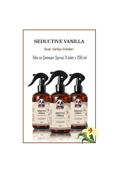 Rosie 3 Adet Seductive Vanilla Oda Ve Çamaşır Spreyi 250 Ml Fresh