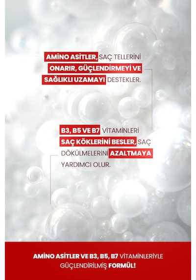Derma Needs Saç Dökülmesi Karşıtı Şampuan 400 ML Güçlendirici Amino Asit, Biotin, B3/b5/b7 Vitamin Sülfatsız