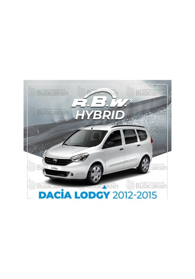 Rbw Hybrid Dacia Lodgy 2012 - 2015 Ön Silecek Takımı - Hibrit