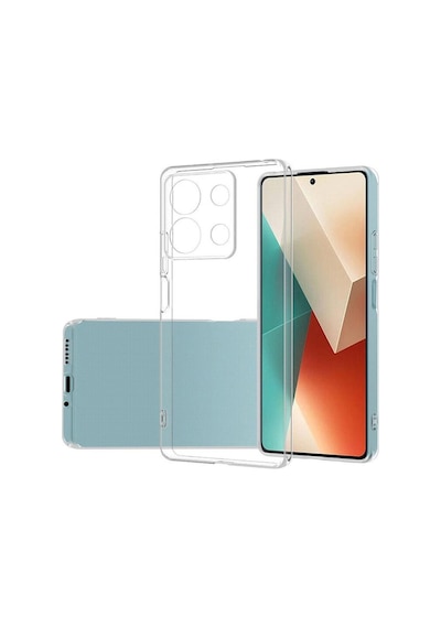 Xiaomi Redmi Note 13 Pro 5g  Kılıf Zebana Şeffaf Soft Silikon Kılıf Şeffaf