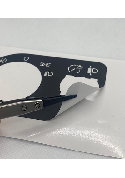 Audi A3 8p Uyumlu Far Açma Düğme Kontrol Sticker Etiket Tamir Kiti 1 Adet