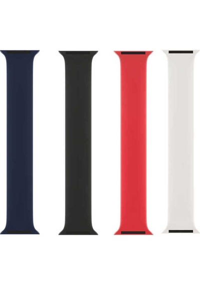 Watch Ultra 49mm Kordon Uyumlu Krd-31 Solo Loop Large Strap Kayış Drp- Yeşil