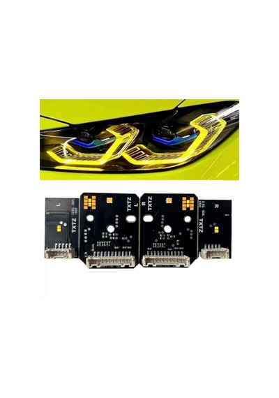 Autogp Bmw G22 G26 Angel Led Modülü Sarı 2019 / 2023 Laser Far Uyumlu