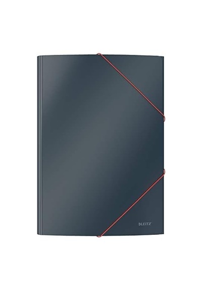 Soft Touch Lastik Kilitli Dosya, A4, Gri