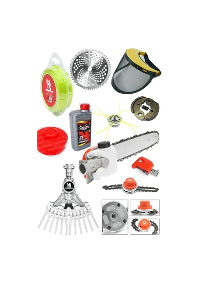 Swazer S10 Süper Set Yan Tipi Tırpan + 2T Yağ + Canavar Başlık +