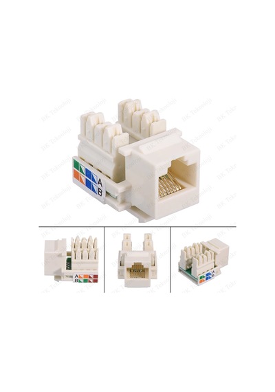 Rj45 Cat5E Keystone Jack Modül