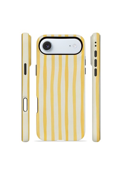 Apple iPhone Uyumlu 17 Air Vorian Çift Katmanlı Magsafe Kılıf Buttercream Riviera