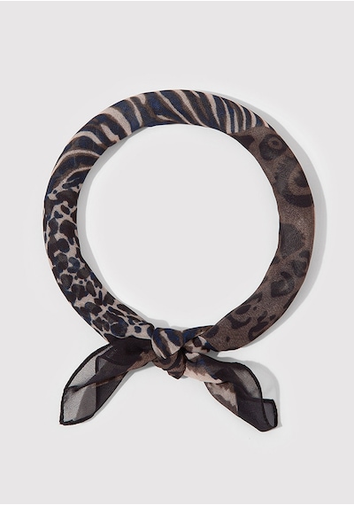 Mavi - Kahverengi Bandana 1913415-25818 Kahverengi