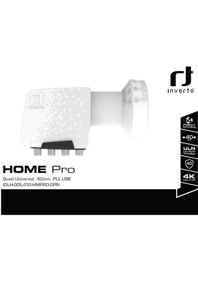 Inverto Home Pro Uln Quad Lnb Full Hd 4K Uyumlu
