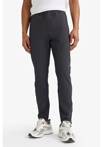 Defacto Defactofit Slim Fit Dar Kesim Çift Cepli Fermuarlı Paça Dokuma Jogger B2780ax25auar231 Antrasit