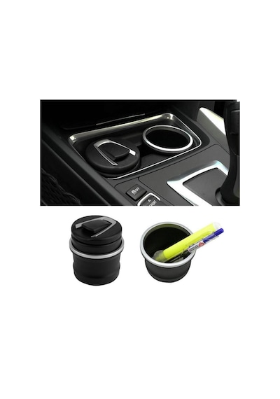 Bmw Tip Işıklı Bardaklık Oto Küllük