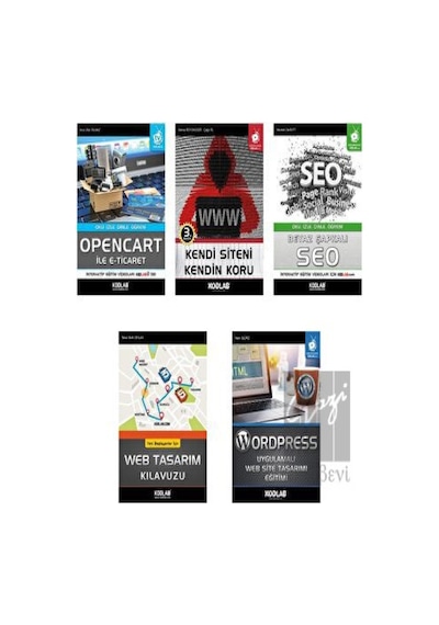 Yeni Başlayanlar için Kolay Web Programlama Seti - 5 Kitap Takım- Kodlab