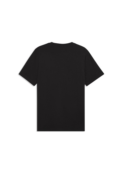 Puma Graphic Erkek Siyah Günlük Stil T-shirt 63444101 Siyah