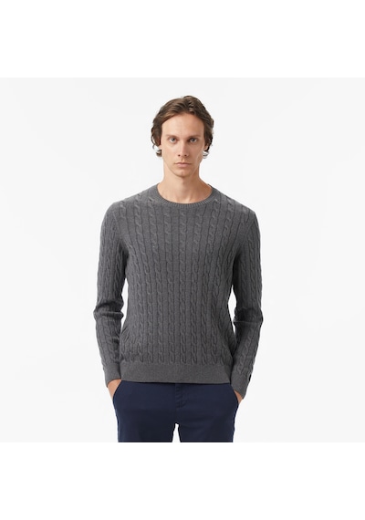 Nautica Erkek Gri Classic Fit Kazak Desenli S57226t Gri