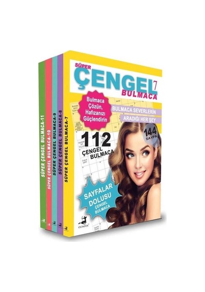 Süper Çengel Bulmaca Seti - 5 Kitap Takım