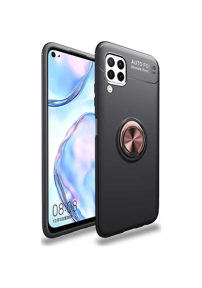 Huawei P40 Lite Kilif Yüzüklü Tam Korumali Silikon 434955163
