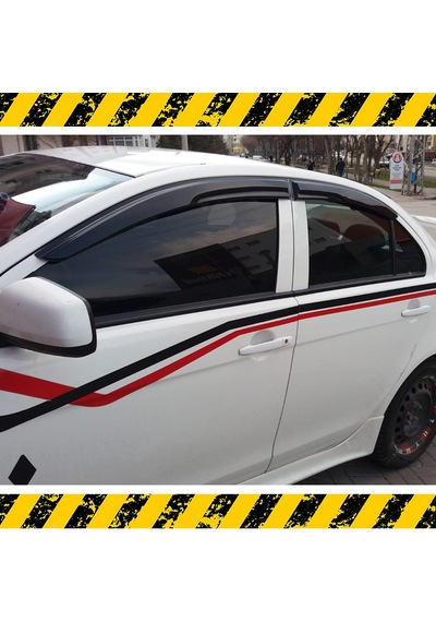 Mitsubishi Lancer Mügen Cam Rüzgarlığı 2008-2015 Arası 4 Lü Set N11.24562