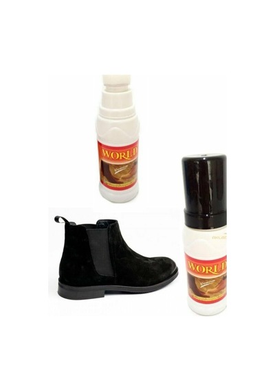 World Süet Nubuk Likit Siyah Ayakkabı Boyası 100ml - 12'li Paket Diğer