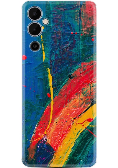 Tecno Pova 4 Kılıf Silikon Desen Özel Seri Ressam Sulu Boya 1600