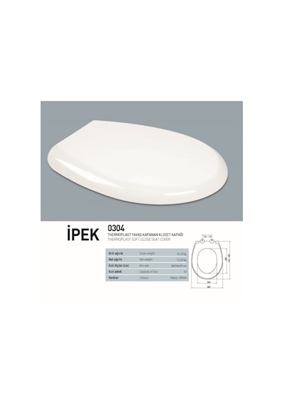 Turavit ENG1603 Engelli Kanallı Klozet Nkp Yavaş Kapak
