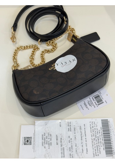 Coach Teri Mini Crossbody Kadın Çanta Acı Kahverengi