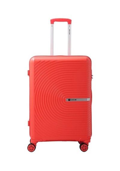 Mçs Bavul Büyük Ve Kabin 2li Set Kırılmaz Silikon Valiz V374 Mercan Mercan