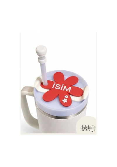 Termos Aksesusarı-termos Süsü-kişiselleştirilebilir Aksesuar- Stnly Quencher Uyumlu Kırmızı