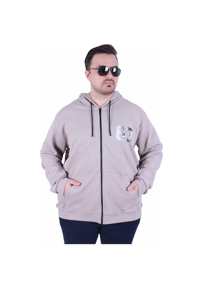Starbattal Büyük Beden Kapüşonlu Sweat Double Face Sixty Three 25704 Bej Bej Starbattal Büyük Beden Kapüşonlu Sweat Double Face Sixty Three 25704 Bej Bej