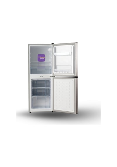 Kaizer Germany Çift Sistem 140 Buzdolabı Alttan Buzluk - Antrasit 12 / 24 / 220 Volt