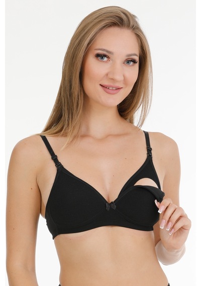 Parlingerie Modal Kaplı Emzirme Sütyeni Siyah