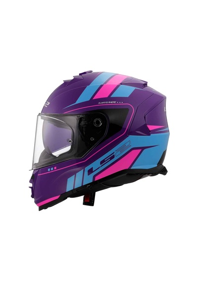 Ls2 Storm 2 Fist Kapalı Motosiklet Kaskı Mavi - Mor