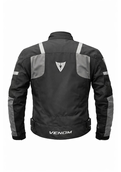 Venom Air Racing Siyah Gri Motosiklet Montu Kalıplar Dardır Bir Beden Büyük Alınız