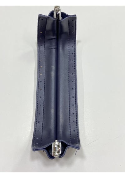 Karantuhafiye Çanta Bursu / Derili Burs 20 Cm / Lacivert Lacivert