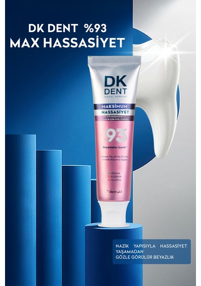 Dk Dent Maks Hassas Beyazlık Diş Macunu 75 Ml Diş Hassasiyeti