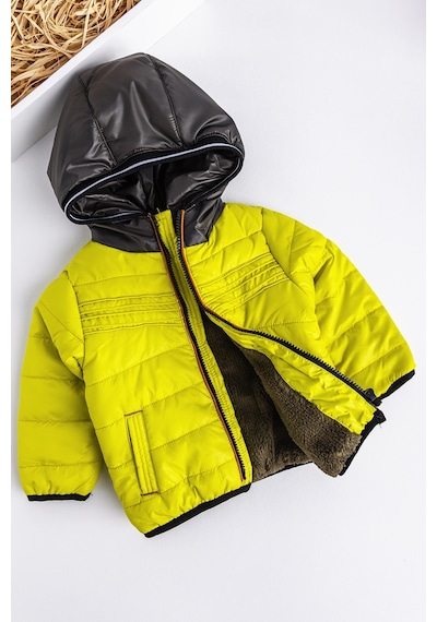 Baby&Kids Kapüşonlu İçi Peluş Astarlı Erkek Çocuk Mont 001