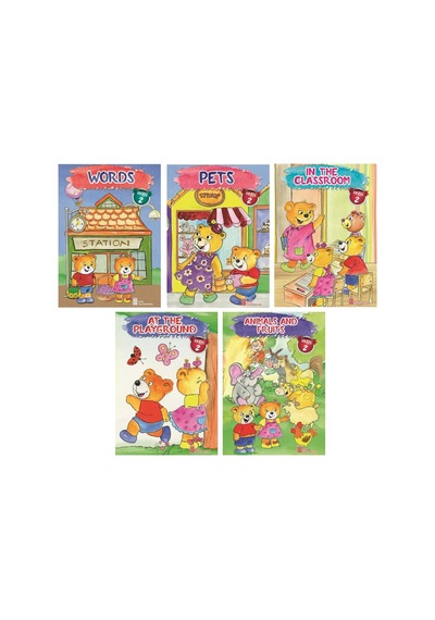2.Sınıf Öğrencilerinin İngilizceyi Sevdiren Hikaye Seti (5 Kitap)