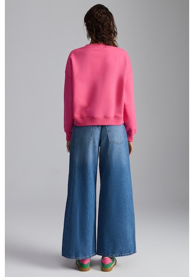 Grımelange Daleska Kadın Şehir Temalı Baskı Detaylı Yumuşak Organik Pamuk Şardonlu Regular Pembe Sweatshirt Grımelange Daleska Kadın Şehir Temalı Baskı Detaylı Yumuşak Organik Pamuk Şardonlu Regular Pembe Sweatshirt