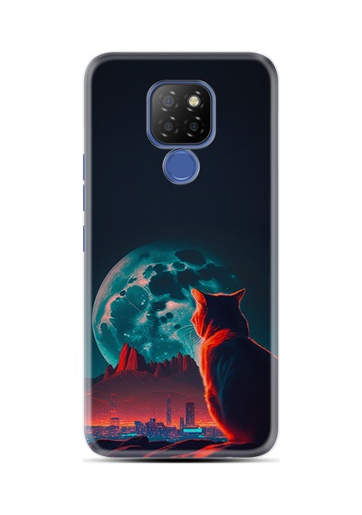 General Mobile Gm9 Pro Kılıf Boutique Baskılı Resimli Dalgın Kedi Pcode -074