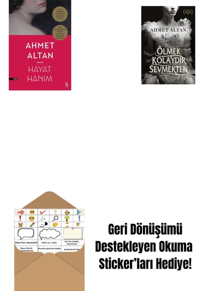Hayat Hanım + Ölmek Kolaydır Sevmekten + Okuma Sticker'ları