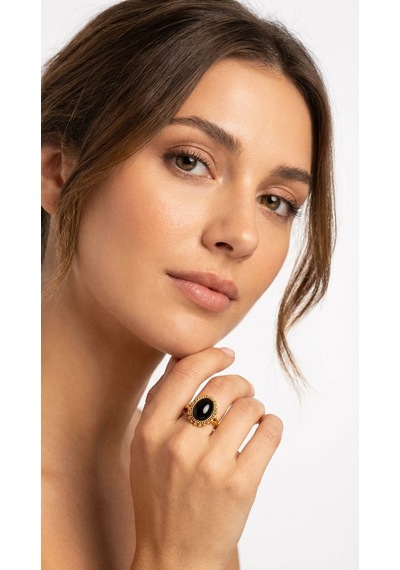 Nomad Onyx Yüzük Sarı
