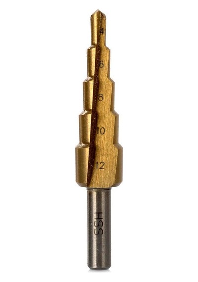 5090 Hss Kademeli Matkap Ucu Panç Sac Delgisi 4-12 Mm