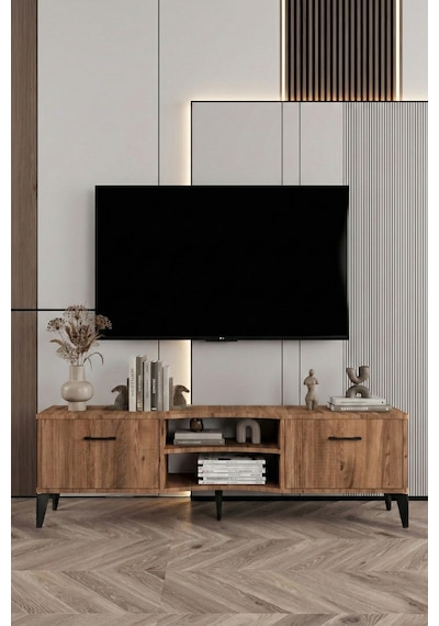 Suntalam Kahverengi Tv Sehpası 160x35 Cm