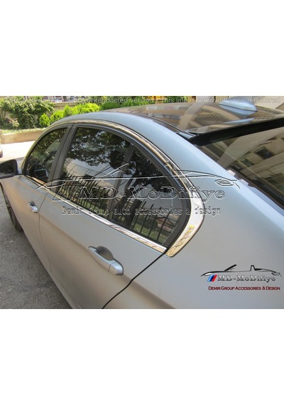 S-Dizayn  Bmw 3 Serisi F30 Krom Cam Çerçeve Seti 8 Prç 2012 Üzeri