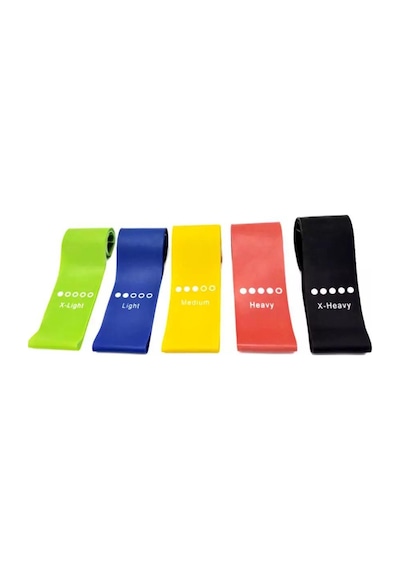 Aerobik Band Pilates Yoga Fitness Squat Çalışma Lastiği Siyah