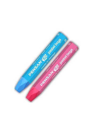 Pastel Boya 12 Li Karton Kutu 1 Adet Pensan 12 Renk Pastel Boya 1