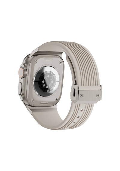 Zore Watch 44mm Clo Krd-113 Spor Görünümlü Silikon Kordon-starlight