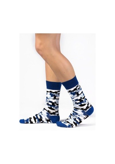 Ozzy Socks Camou Desenli Çorap Mavi